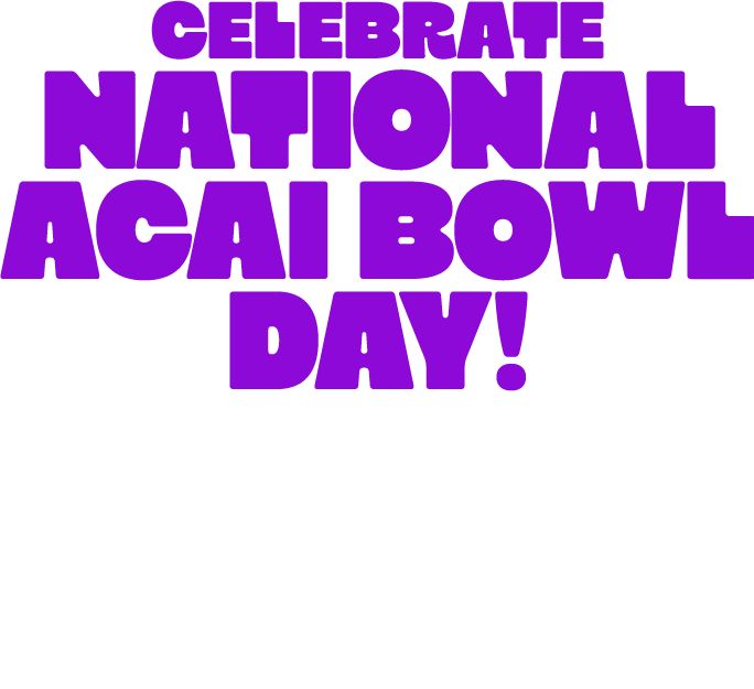 National Acai Bowl Day promotion offering $6 acai bowls for Tropic Rewards members on April 6, featuring a bold ‘Join Now’ call‑to‑action