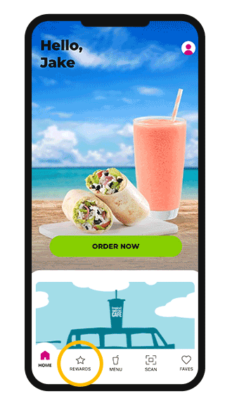 Tropicalsmoothie mobile app