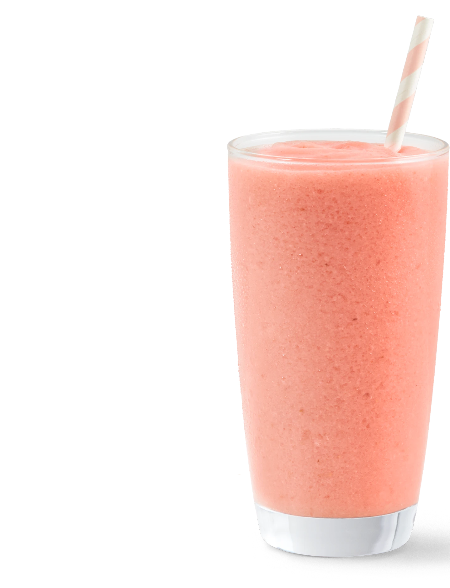 Tropical smoothie cafe smoothie in a glass. Number 1 icon with Tropical smoothie cafe app download button