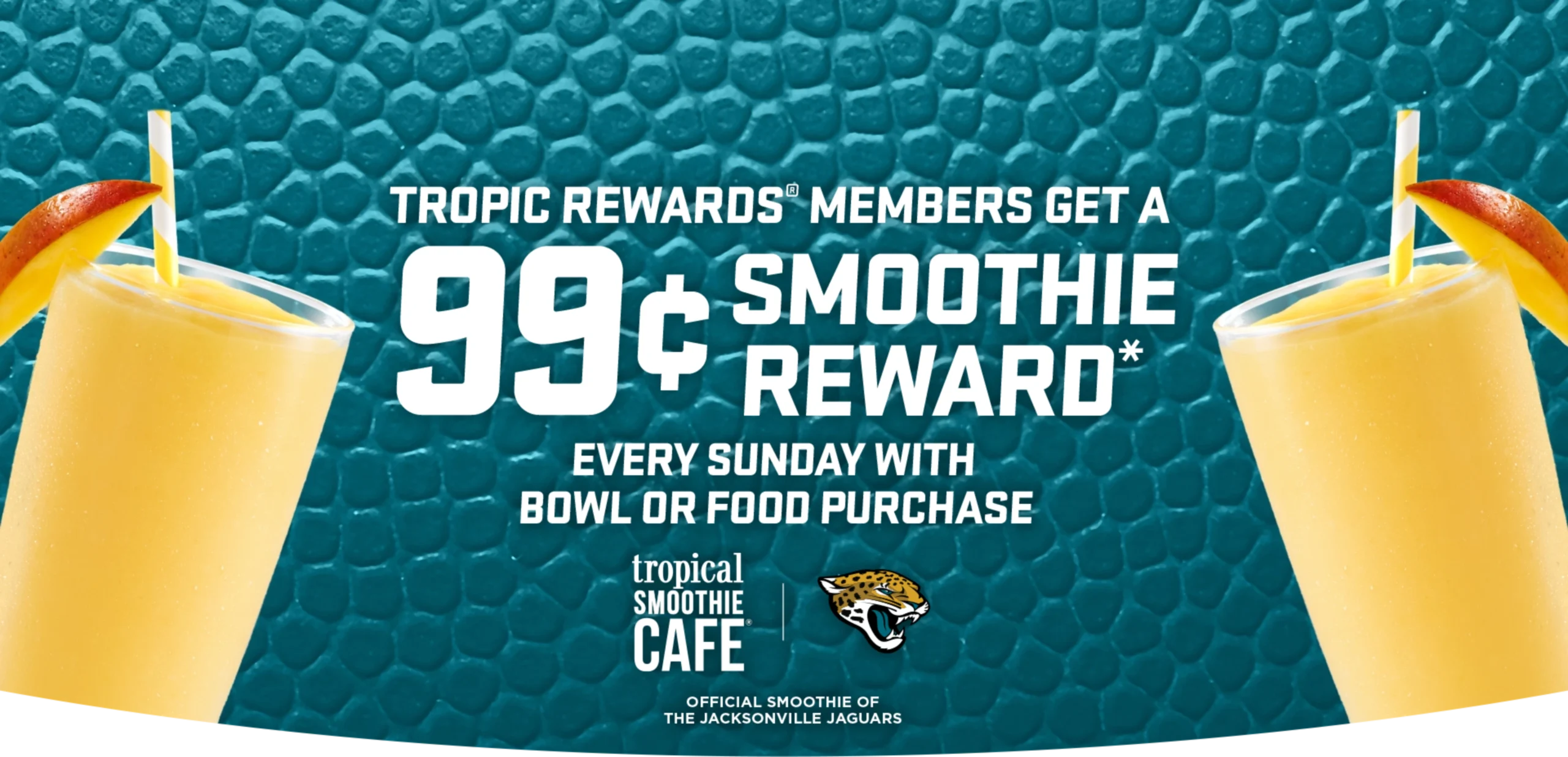 Jacksonville Jaguars 99 cent smoothie