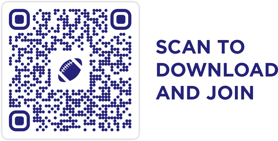 Baltimore Ravens purple friday scanner “Scan to download and join”